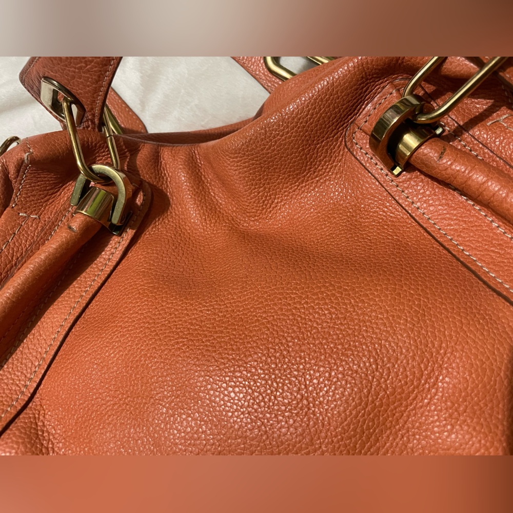 Chloe Burnt Orange Medium Paraty Bag 🧡 - Picture 7 of 16